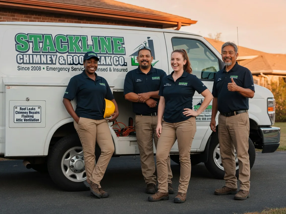 Chimney flashing repair company in Lahoma, OK